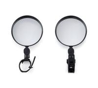 Puig 22614N Crono compact mirror for enduro and trail not homologated with removable rubber strap fastening, clear vision mirror and lightweight resistant structure, Black