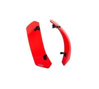 Puig 22671R Lower Deflectors improving comfort by redirecting airflow in the rider’s lower area, Red