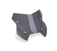 Puig 22680F Sport Screen compact and aerodynamic in high-impact acrylic with rounded profile and sporty design improving protection and visibility, Dark Smoke