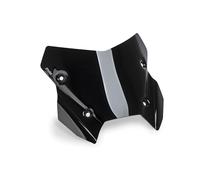 Puig 22680N Sport Screen compact and aerodynamic in high-impact acrylic with rounded profile and sporty design improving protection and visibility, Black
