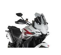 Puig 22688H Aerodynamic Sport Windscreen made of PMMA with compact design and rounded profile to improve aesthetics and control in urban and off-road riding, Smoke