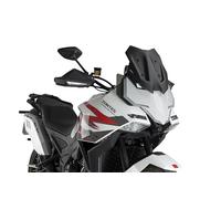 Puig 22688J Aerodynamic Sport Windscreen made of PMMA with compact design and rounded profile to improve aesthetics and control in urban and off-road riding, Matte Black