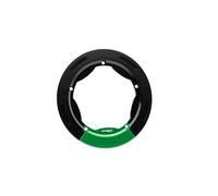 Puig 22693V Rider Footpeg Adapters machined aluminum rider adapters with anodized finish and millimetric adjustment for precise mounting, Green
