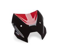 Puig 22710R Naked New Generation Sport sporty and aerodynamic in 3 mm acrylic with raised design improving protection while maintaining wide visibility, Red