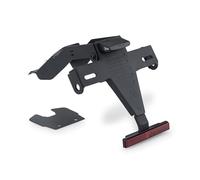 Puig 22724N License Plate Holder support in steel and polyamide with adjustable inclination, secure mounting system and sporty design, Black