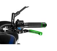 PUIG 24NNT 3.0 clutch lever, Black extendable, Black folding with selector, Orange