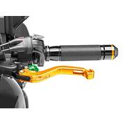 Puig 280OV Levers adapter machined from anodized Ergal 7075 aluminum for lever system with precise fit and high mechanical strength, Green
