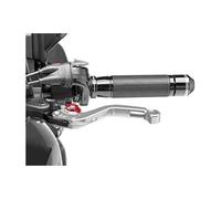 Puig 280PR 2.0 Short Clutch Lever with Red Selector, Silver