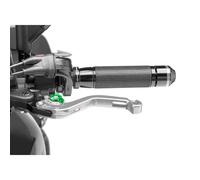 Puig 280PV 2.0 Short Clutch Lever with Green Selector, Silver