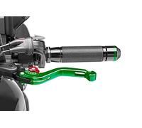 Puig 280VR 2.0 Short Clutch Lever with Red Selector, Green
