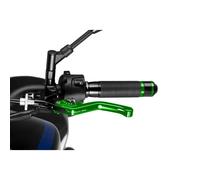 PUIG 3.0 Fixed Short Clutch Lever Green Selector Silver MPN 230VP
