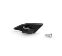 Puig 3543N Fairing Mirror Adapters left side made of anodized machined aluminum for stable and precise mounting of mirrors on fairing, Black