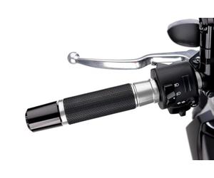 Puig 3553P Hi-Tech Grips Silver