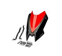 Puig 3840R New Generation Sport Red, windscreen designed to improve aerodynamics, renew the motorcycle’s aesthetics and offer easy installation with precise and resistant fit in all conditions