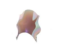 Puig 4120Y Short fairings for round headlights, compact aerodynamic screen for round headlight made of 3 mm polycarbonate with rounded profile and high impact resistance, Titanium