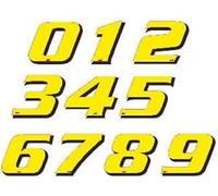 Puig 4260 G Adhesive Number 7, 115 mm, Colour Yellow, Pack of 5