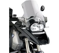 Puig 4331W High and aerodynamic Touring windscreen in 4 mm CN acrylic with rounded profile, flat upper area and deflectors that improve protection, Clear