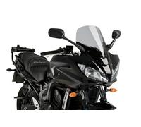 Puig 4366H Racing and aerodynamic screen in 3 mm acrylic with double height that improves helmet protection and high-speed stability, Smoke