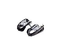 Puig 4420N Aerodynamic motorcycle belly pan made of high-strength ABS and aluminum with sporty design and engine protection, Black