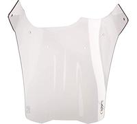 Puig 4670H High and aerodynamic Touring windscreen in 4 mm CN acrylic with rounded profile, flat upper area and deflectors that improve protection, Smoke