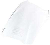 Puig 4670W High and aerodynamic Touring windscreen in 4 mm CN acrylic with rounded profile, flat upper area and deflectors that improve protection, Clear