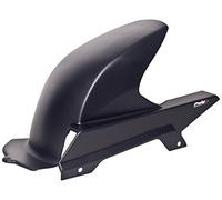 Puig 4710J Rear fender made of high-resistance ABS with integrated chain guard that improves protection and reduces splashes, Matte Black