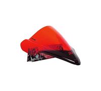 Puig 4826R Racing and aerodynamic screen in 3 mm acrylic with double height that improves helmet protection and high-speed stability, Red
