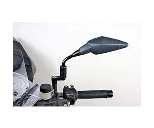 Puig 5021N Universal Displacement Left Side Rear-View, Black
