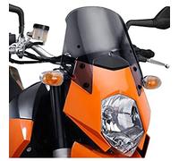 Puig 5053F Naked New Generation Sport sporty and aerodynamic in 3 mm acrylic with raised design that improves protection and maintains wide visibility, Dark Smoke