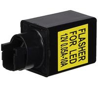 Puig 5180N Indicator Relays flash frequency control for motorcycle lighting systems, Black