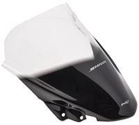 Puig 5249W Z-Racing aerodynamic and sporty windscreen made of 3 mm acrylic with double height and side channels that improve protection and stability, Clear