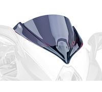 Puig 5256F Z-Racing aerodynamic and sporty windscreen made of 3 mm acrylic with double height and side channels that improve protection and stability, Dark Smoked