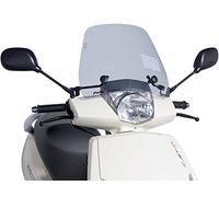 Puig 5628H Trafic and Urban Flyscreen aerodynamic urban polycarbonate screen, 3 mm thick, with rounded profile and wind protection for daily riding, Smoke
