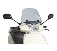 Puig 5628W Trafic and Urban Flyscreen aerodynamic urban polycarbonate screen, 3 mm thick, with rounded profile and wind protection for daily riding, Clear