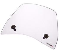 Puig 5670H Trafic and Urban Flyscreen aerodynamic urban polycarbonate screen, 3 mm thick, with rounded profile and wind protection for daily riding, Smoke