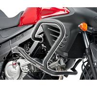 Puig 5884N High-strength steel tube crash bars for engine protection with robust design and structural mounting on the frame, Black
