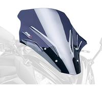 Puig 5998F High and aerodynamic Touring windscreen in 4 mm CN acrylic with rounded profile, flat upper area and deflectors that improve protection, Dark Smoke