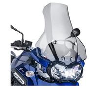 Puig 6000H High and aerodynamic Touring windscreen in 4 mm CN acrylic with rounded profile, flat upper area and deflectors that improve protection, Smoke