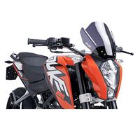 Puig 6275F Racing Screen for KTM 125 Duke/ 200 Duke 2011-2014/390 Duke 2013-2014, Dark Smoke, Medium
