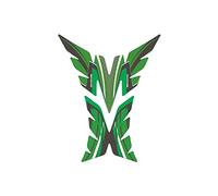 Puig 6292V Tank Protectors model specific design, Green