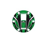 Puig 6294V Fuel cap protectors adhesive protector with sporty design resistant to impacts, scratches and UV rays to improve protection and aesthetics, Green