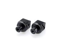 Puig 6351N Adapters By Pair Foot Pegs Passenger For Kawasaki ER-6F 06'-16'/ER-6N 05'-16', Black
