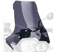 Puig 6365F High and aerodynamic Touring windscreen in 4 mm CN acrylic with rounded profile, flat upper area and deflectors that improve protection, Dark Smoke