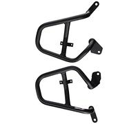 Puig 6387N High-strength steel tube crash bars for engine protection with robust design and structural mounting on the frame, Black