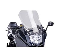 Puig 6485W High and aerodynamic Touring windscreen in 4 mm CN acrylic with rounded profile, flat upper area and deflectors that improve protection, Clear