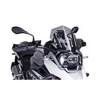 Puig 6487H Sport Screen compact and aerodynamic in high-impact acrylic with rounded profile and sporty design that improves protection and visibility, Smoke