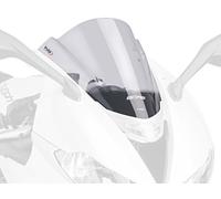 Puig 6498W Z-Racing aerodynamic and sporty windscreen in 3 mm acrylic with double height and side channels that improve protection and stability, Clear