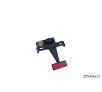 Puig 6551N License Plate Holder Brackets steel and polyamide license plate holder with adjustable tilt, secure mounting system and sporty design, Black