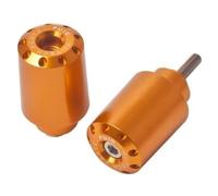 Puig 6640O Long handlebar end weights, CNC-machined from anodized aluminum with racing design and anti-vibration function for greater comfort, Gold