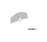 Puig 6878D Adjustable windscreen deflector made of acrylic with no-drill system to improve aerodynamic protection, Anodized